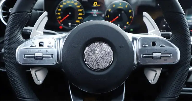 Автомобильный Стайлинг рулевое колесо сдвиг весло расширение рычаги Замена наклейки для Mercedes Benz A класс A180 A200 аксессуары