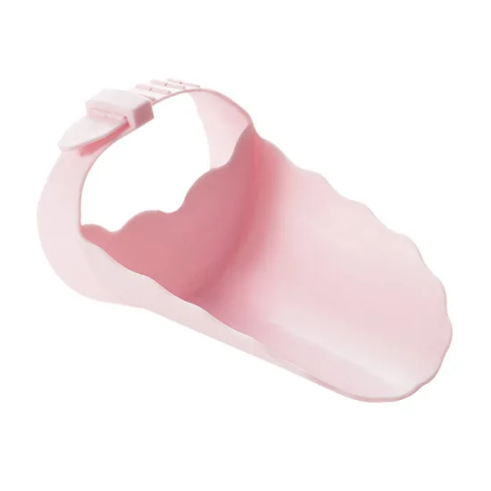 XZJJA высокое качество регулируемый кран удлинитель Ванная Комната Раковина аксессуары удобный для ребенка моющий помощник - Цвет: Pink