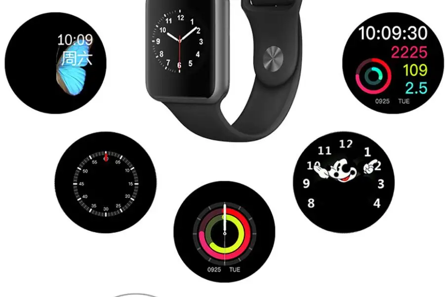 Bluetooth умные часы серии 4 пульсометр SmartWatch чехол для Apple iOS iPhone Xiaomi Android смартфон vs Apple Watch