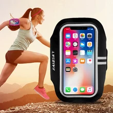 

Haissky 5.0'' Universal Running Fitness Sport Armbands For iPhone 6 6S Huawei P8 Lite Samsung Galaxy S7 S6 S5 S4 Phone Case Bags