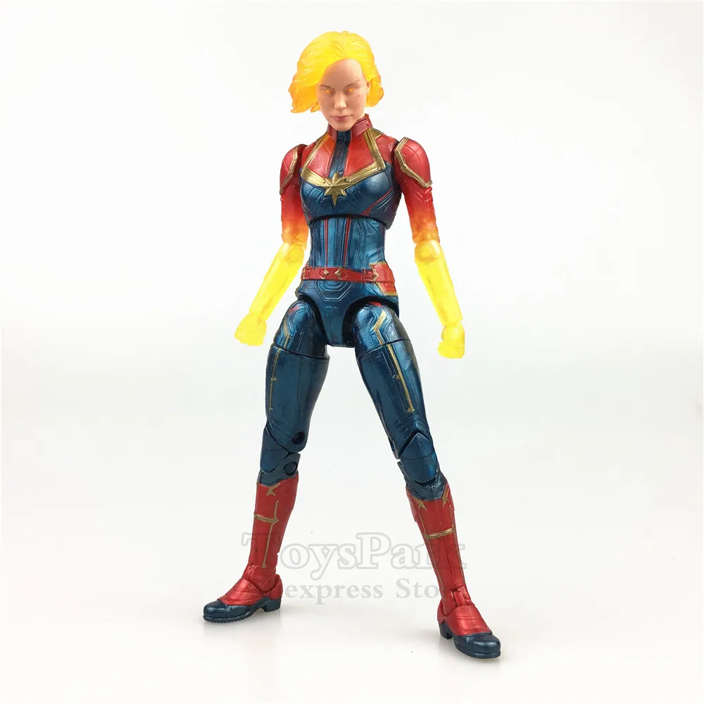 

Marvel Legends 2019 Movie Captain Marvel Binary 6" Action Figure Walmart Exclusive Kree Sentry BAF Wave Toys Doll Loose Original
