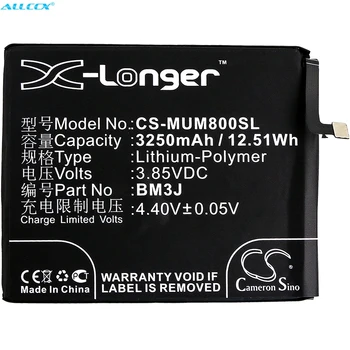 

Cameron Sino 3250mAh Battery BM3J for Xiaomi M1808D2TC, M1808D2TE, M1808D2TG, Mi 8 Lite, Mi 8 Youth