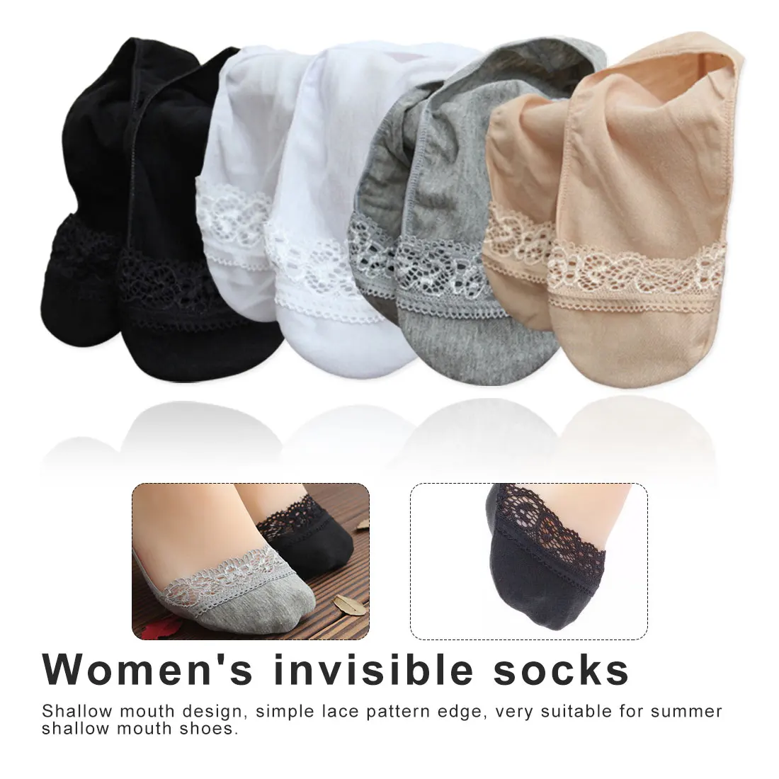 

1pair=2pcs Invisible Short Women Sweat comfortable cotton bamboo girl women's boat socks ankle low female invisible