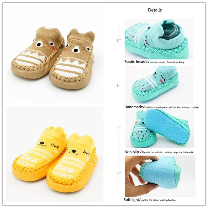 Hecho a mano botines babys niño y niña primer caminante zapatos infantil Niño niños algodón suave suela pu cuero recién nacido calcetines Hecho a mano botines babys niño y niña primer caminante zapatos infantil Niño niños algodón suave suela pu cuero recién nacido calcetines