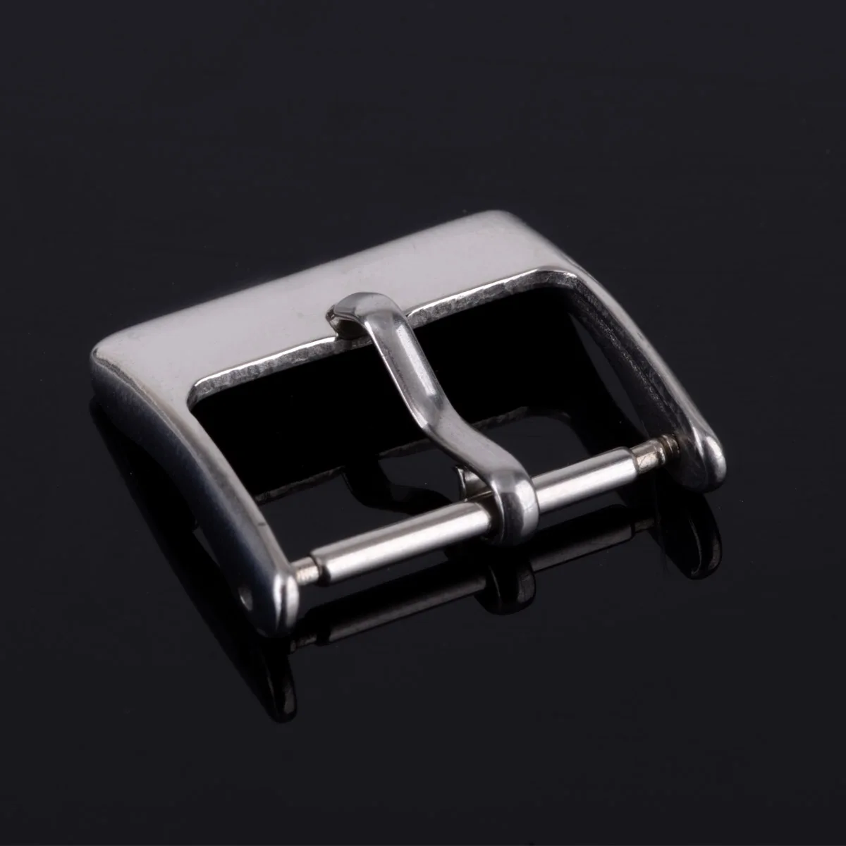 10pcs 18mm/20mm/22mm Stainless Steel Square Clasp Strap For Watch Bands Buckles decoration DIY Accessory watchband Clasp