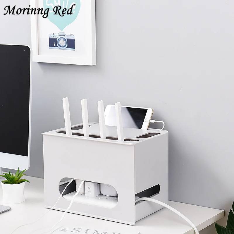 Двухслойный ящик типа WIFI маршрутизатор для хранения проволочная плата защита
