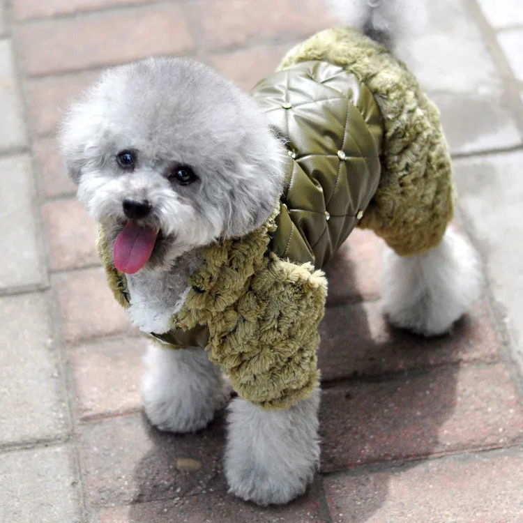 CoolPaw Одежда для собак утолщенная хлопковая одежда для щенков зимний теплый пуховик для собак