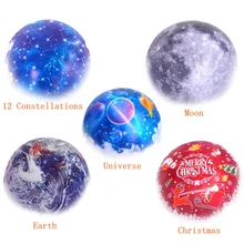 Волшебная Алмазная Светодиодная лампа с регулировкой освещения звездное небо красочная Вселенная извещение свет луна земля Рождественский свет