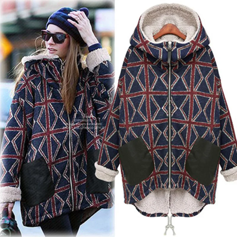 New Autumn Winter Women Coats Vestidos Plus Size Casual