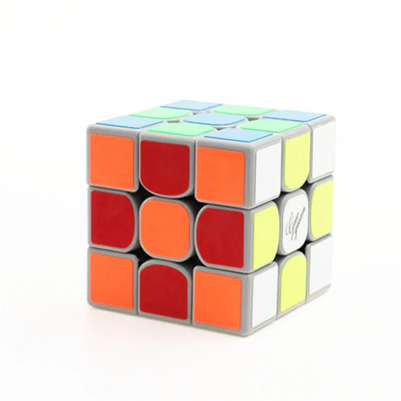 

GuoGuan YueXiao 3x3x3 Magic Cube Speed Contest Twist Puzzle Fast Ultra-Smooth Speed Puzzle Cube Toys Gift Gray