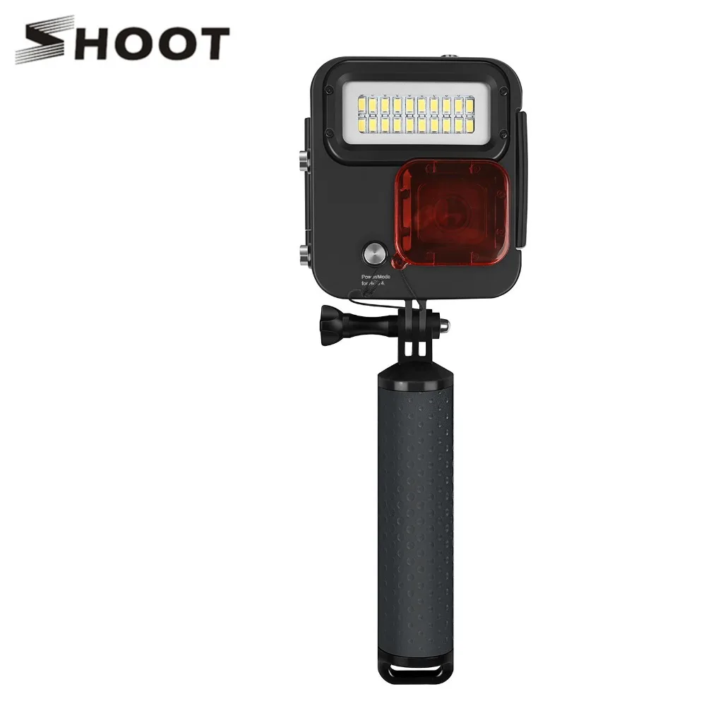 Снимать 1000LM подводный светодиодный свет Водонепроницаемый чехол для GoPro Hero 6 5 4 3 +