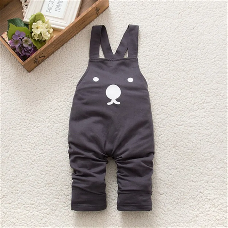 New Cute Baby Boy Girls Bib Pants Overalls Bear Print Harem Pants Long Trousers цена New Cute Baby Boy Girls Bib Pants Overalls Bear Print Harem Pants Long Trousers цены онлайн
