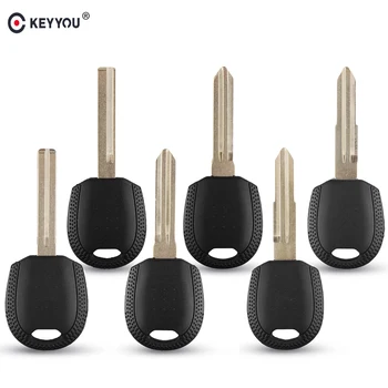 

KEYYOU 20pcs/lot Car Transponder blank Key Shell Case For Kia Rio Cerato Picanto Spectra Sportage Sorento Forte Uncut Blade