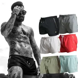 2019 Новый Для мужчин тренажерные залы шорты для фитнеса бодибилдинга Для мужчин s Лето Повседневное Прохладный Короткие мужские брюки штаны