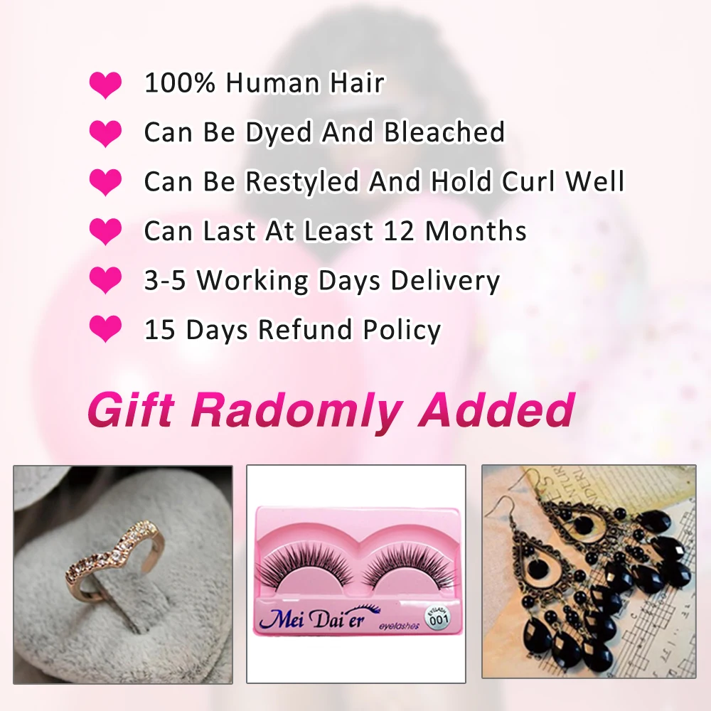 BEAUDIVA Hair Brazilian Deep Wave Lace Closure 5PCS/lot Natural Color 13*4 Non-remy 100% Human Hair Extensions Free Shipping