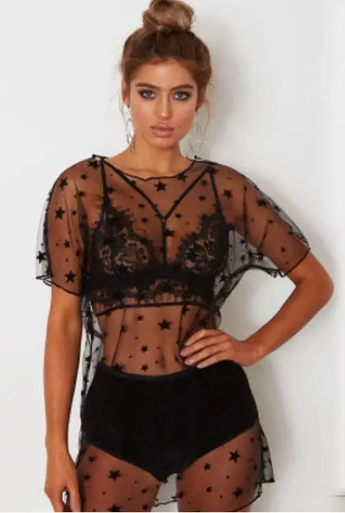 

Swimwear Women Beachwear Bikini Cover Up Black Kaftan Ladies Summer Mini Sundress