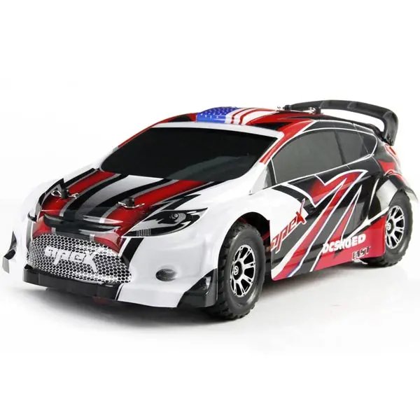 Wltoys A949 Rc автомобилей 1/18 2.4Gh 4WD Rally Car 100 м Управление расстояние 50 км/ч Скорость Высокое качество RC кузова с передатчиком