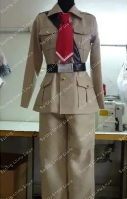 

Hetalia Axis Powers APH Belgium Anime Custom Made Army Uniform Cosplay Costume