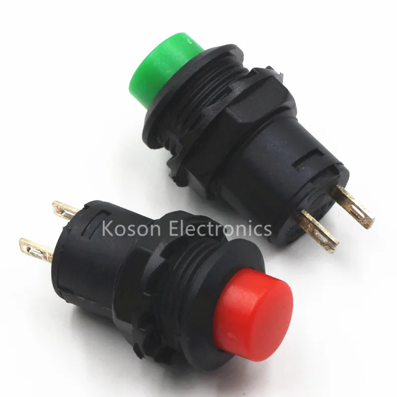 Small Red Push Button Switch Lot Of 4pcs