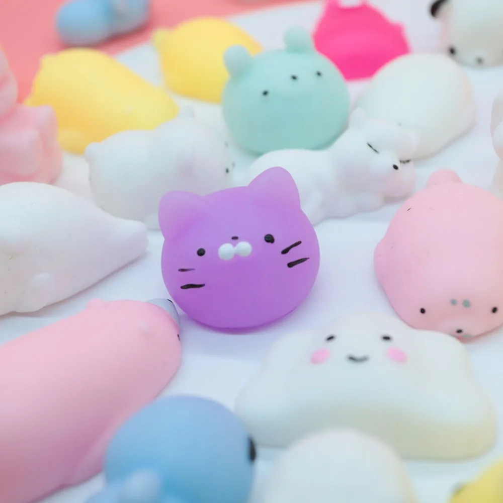 Мягкие и милые животное антистресс милый кот Печать свинья Squeeze Mochi восходящие