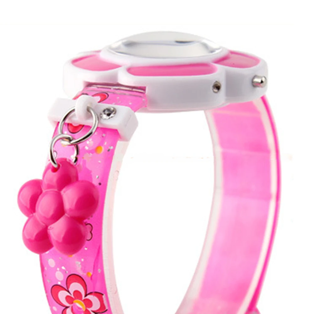 Детские часы с милыми цветами, Мультяшные силиконовые цифровые наручные часы, Модные Повседневные детские наручные часы для мальчиков и девочек, подарок