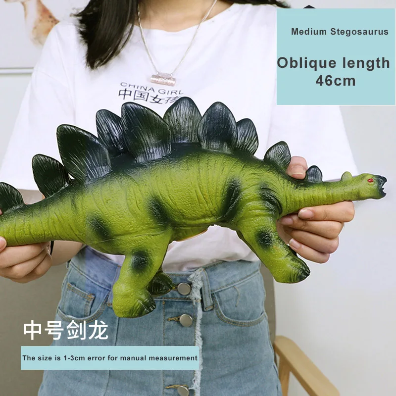 Динозавр Triceratops diplodocus резиновая Мягкая игрушка динозавр t rex звук Юрского периода