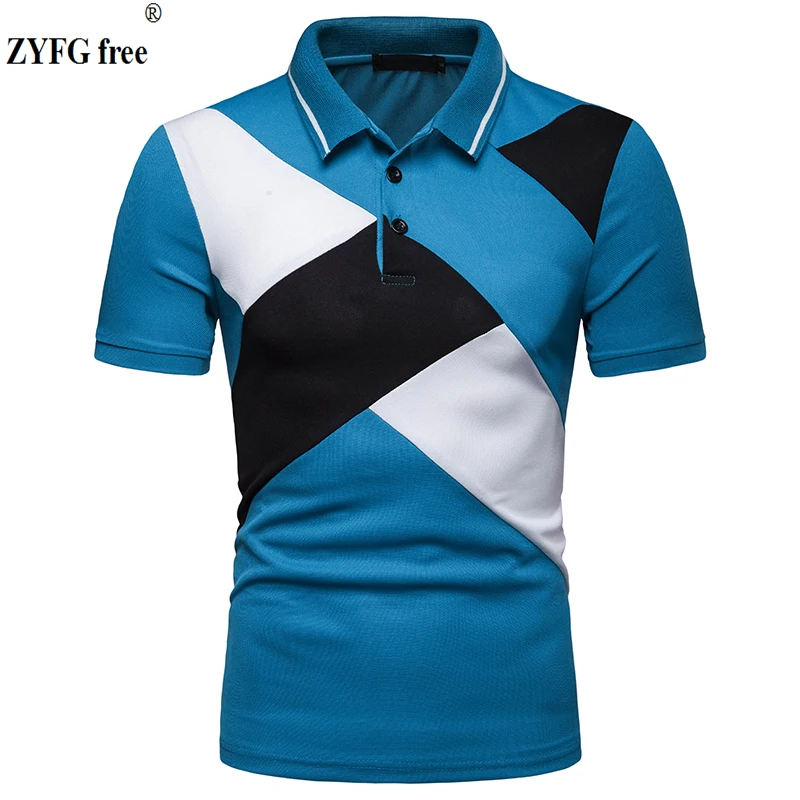 

EU size Men T-Shirt Brand Mens patchwork Color T-Shirts Camisa Masculina Men's Casual Cotton Short Sleeve t-shirt Hombre Jerseys