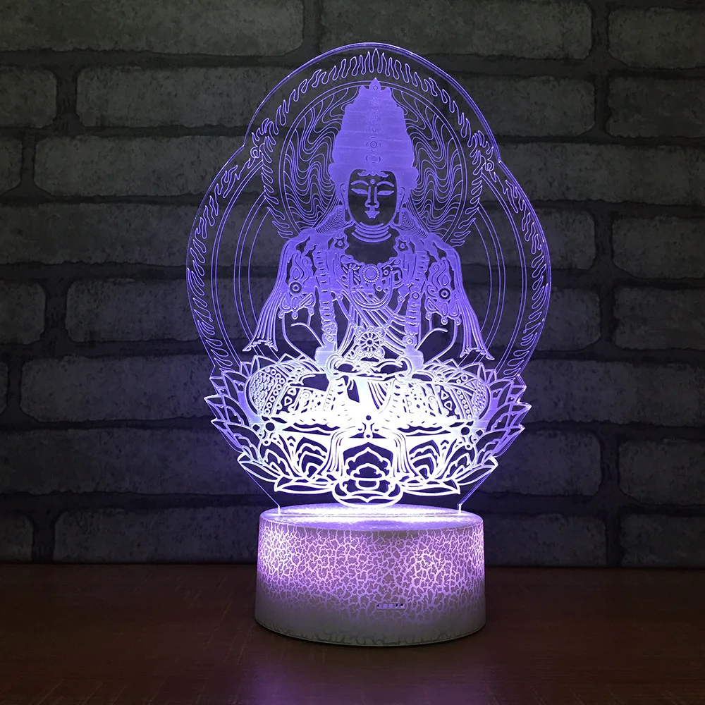 

Colorful Led Table Lamps For Living Room Acrylic Customized Remote Control 3d Desk Lamp Discoloration 3d Night Light