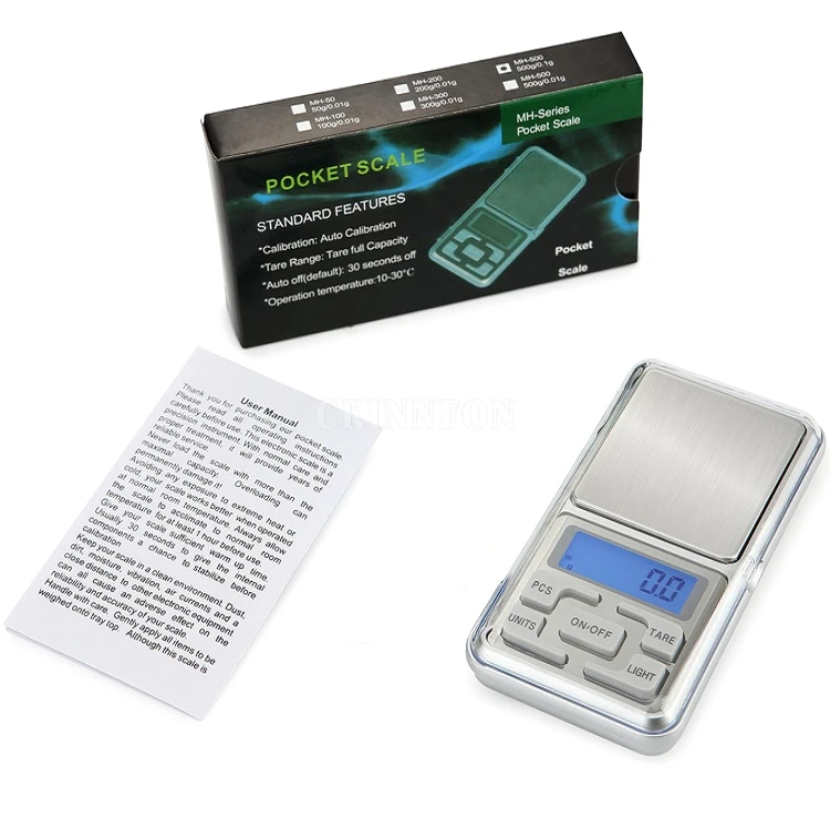 

DHL FEDEX 50PCS 200g 0.01g Digital Electronic Jewelry Diamond Pocket Scale with Retail Box