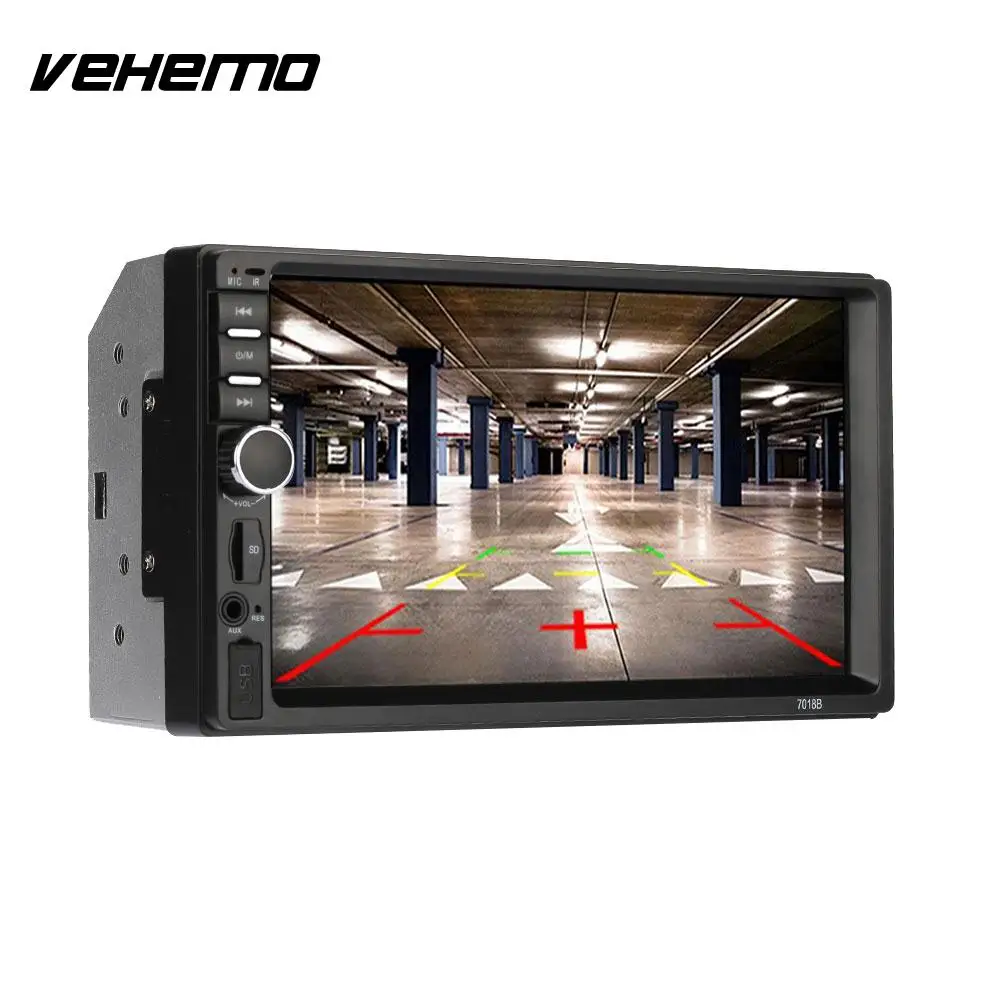 

Vehemo Touch Screen Navigation Reverse Monitor Car MP5 Player Hands-Free Bluetooth Car MP5 Car Audio FM Radio