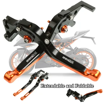 

For KTM 990 Super Duke 2005-2012 Motorcycle Brake Clutch Levers CNC Aluminum Motorbike Levers Foldabel Extendable Adjustable