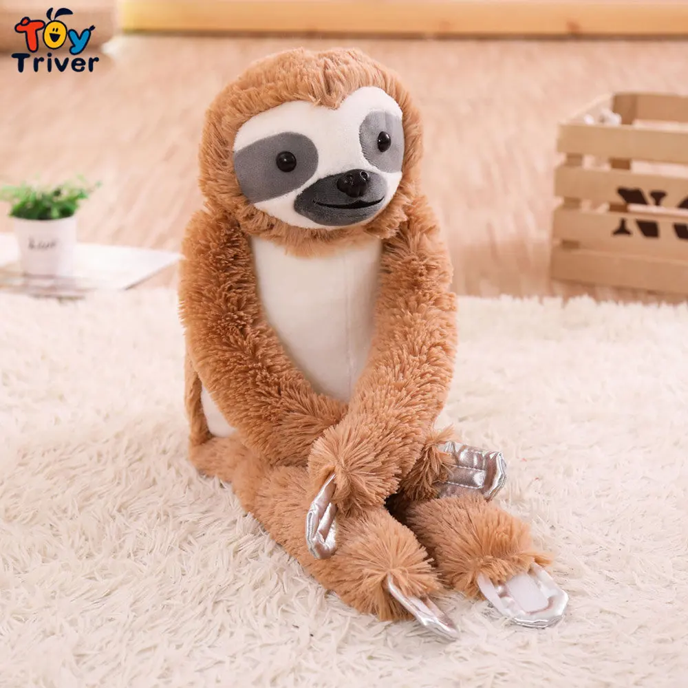 Reallife Sloth Plush Toy Triver Stuffed Animals Doll Toys Decor Baby Kids Children Boy Girl Toys 2