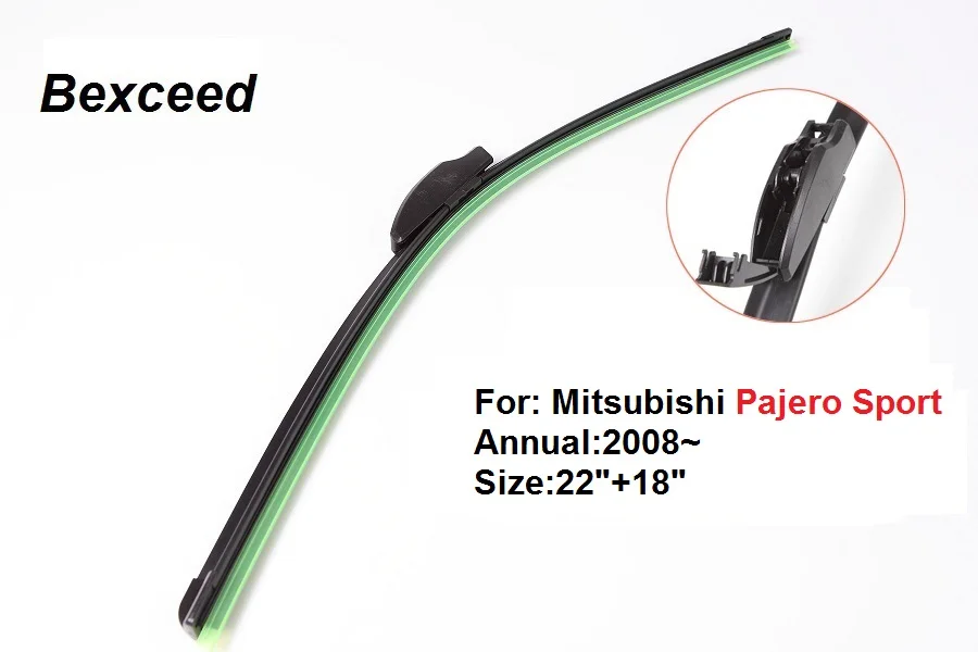 (22"+18") 1 Set High Quality Car Windshield Flat Wiper Blade For