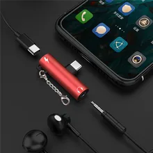 USB C адаптер для наушников type-C штекер 3,5 мм Женский AUX аудиокабель конвертер для Xiaomi samsung huawei