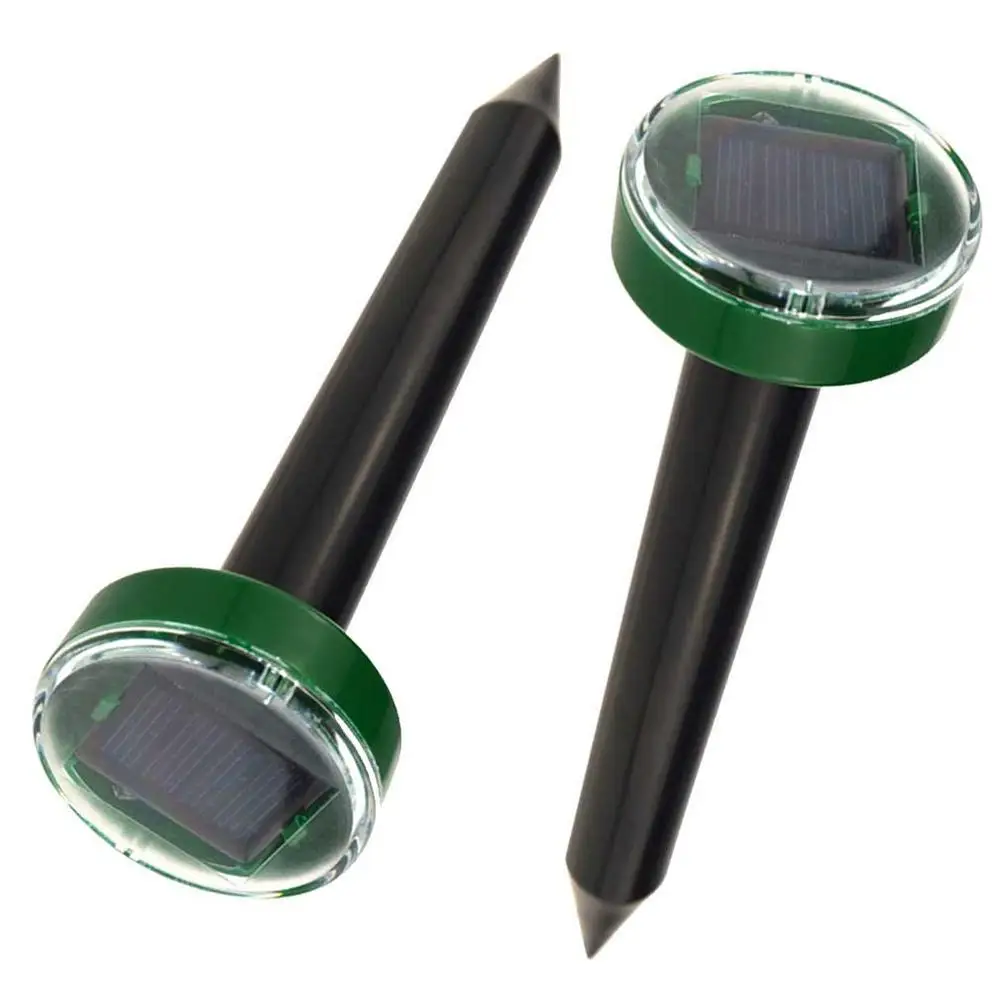 

New Eco-Friendly Solar Power Ultrasonic Gopher Mole Snake Mouse Sonic Wave Rodents Pest Reject Repeller Control for Garden Yard