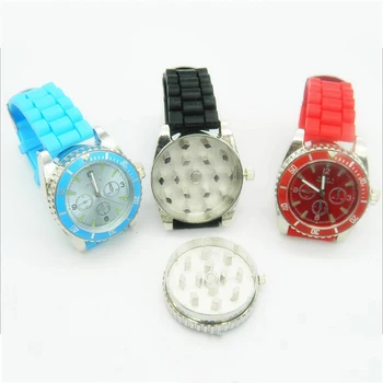 

Metal Wrist Watch Herb Spice Cigar Tobacco Grinder Smoking Pipe Hand Crusher Watch Style Gift Smoke Filter Tobacco Pipes