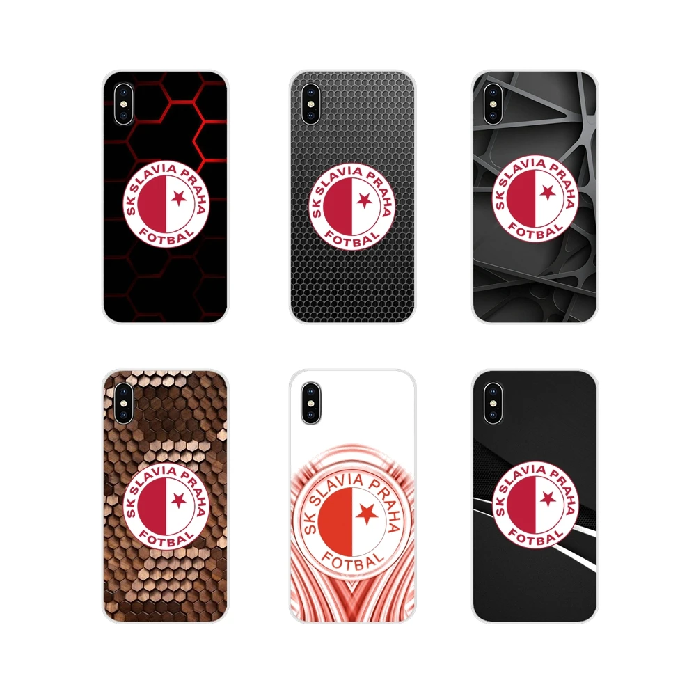 

Accessories Phone Shell Covers For Apple iPhone X XR XS MAX 4 4S 5 5S 5C SE 6 6S 7 8 Plus ipod touch 5 6 Sk Slavia Praha Sports