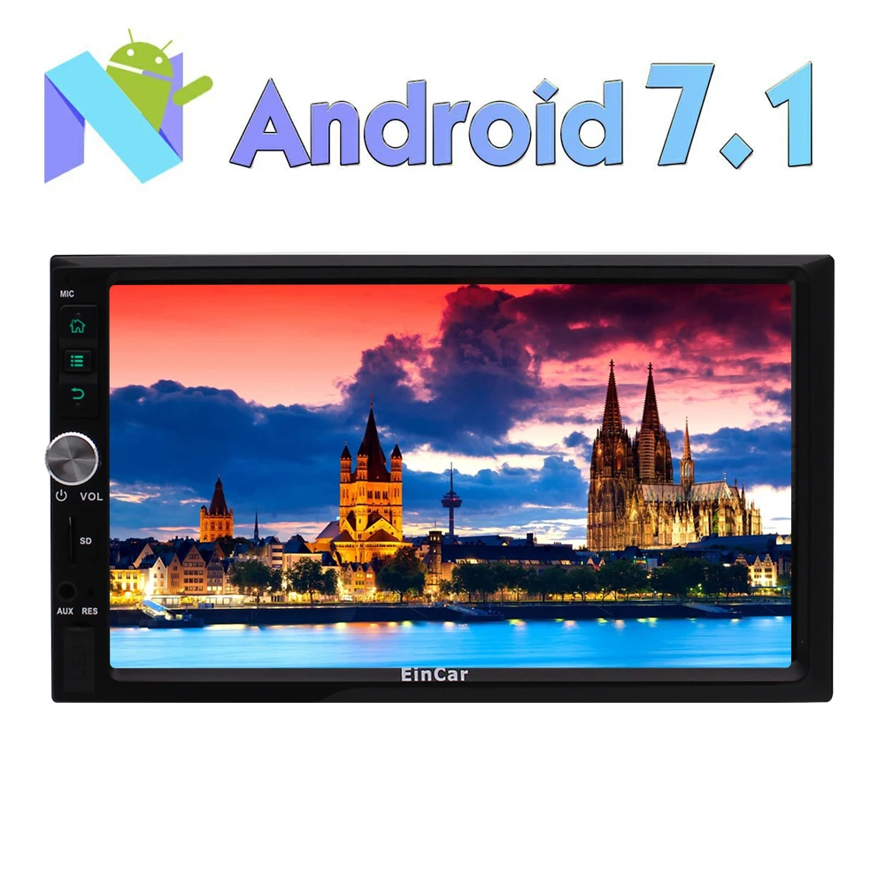 Excellent Android 7.1 Quad Core Double Din Car Stereo 7