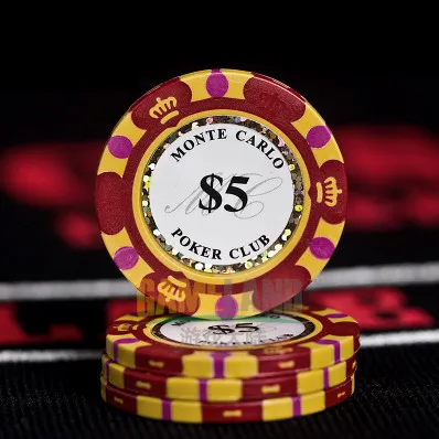 Керамика покерные фишки 14 г Декодер каналов кабельного телевидения глиняные монеты казино 40 мм фишки для покера развлечений доллар монеты 3 шт./упак - Цвет: 5