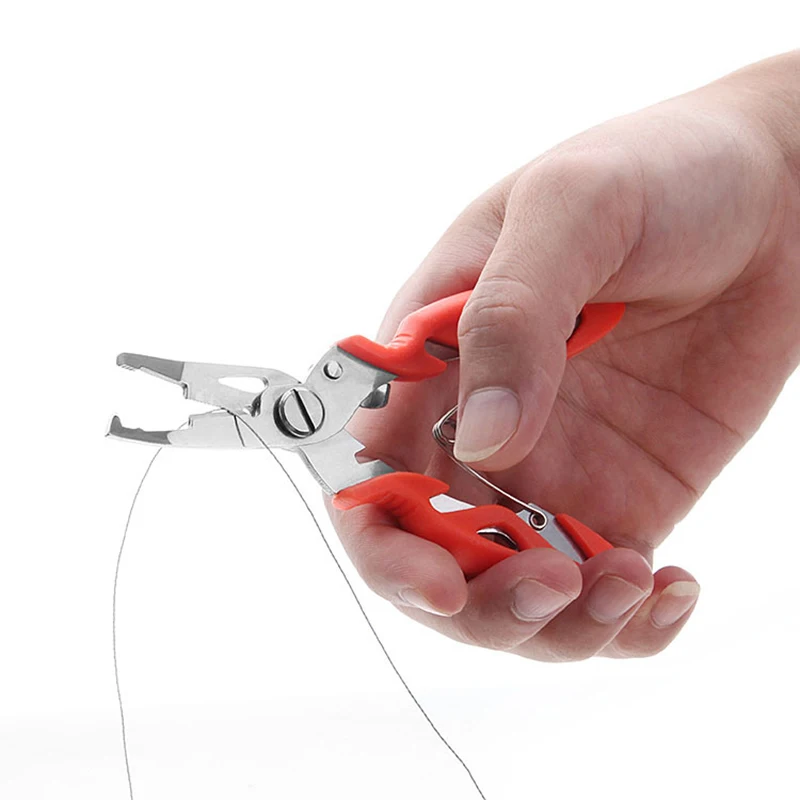Multi-function Fishing Tools Line Cutter Fishing Holder Tackle Remover High Quality Scissors Oxford Bag Fishing Pliers jooyoo