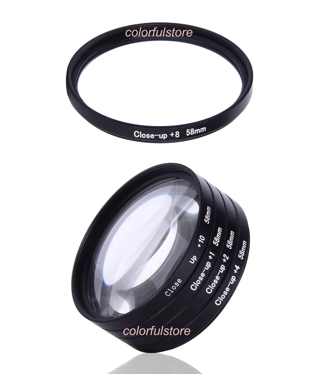 58mm 58 mm Close up Close Up Filter Macro Lenses Filters Diopter 5x +1