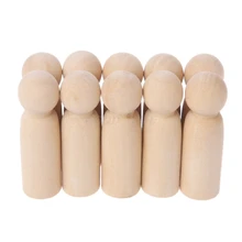 10 шт. НЕОБРАБОТАННАЯ деревянная игрушка для мальчика из натурального дерева, поделки своими руками, куклы, украшения, новинка для украшения дома