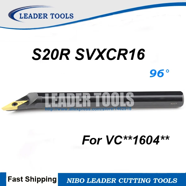 ZIYI 96 /° S20R-SVXCR16 ndex Internal Lathe Turning Holder For VCMT Inserts