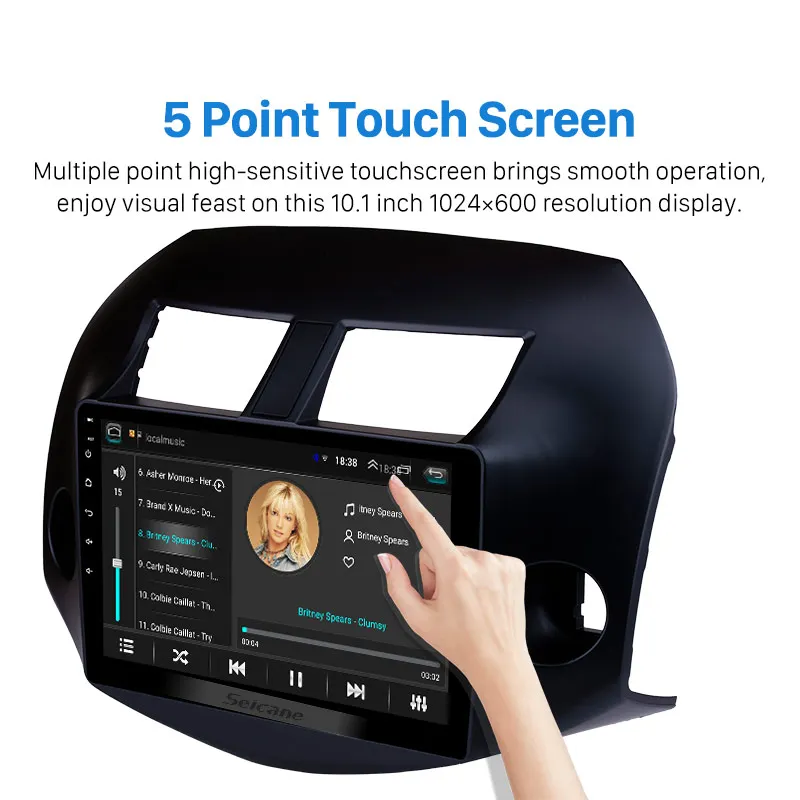 Top Seicane 2Din Multimedia Player Android 8.1 10.1 Inch GPS Car Radio For 2007 2008 2009 2010 2011 Toyota RAV4 Auto Stereo Wifi 3G 2 Top Seicane 2Din Multimedia Player Android 8.1 10.1 Inch GPS Car Radio For 2007 2008 2009 2010 2011 Toyota RAV4 Auto Stereo Wifi 3G 2