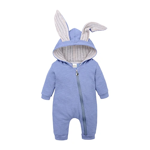 Зимняя одежда для новорожденных; детские комбинезоны с кроликом; хлопковая толстовка с капюшоном; комбинезоны для новорожденных девочек; модный костюм для младенцев; Одежда для мальчиков; Jq-458 - Цвет: Thin style 03