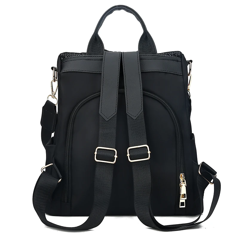 Женский рюкзак, модный тренд, рюкзак с блестками, Повседневный, универсальный, для путешествий, рюкзак, мягкая, вместительная сумка