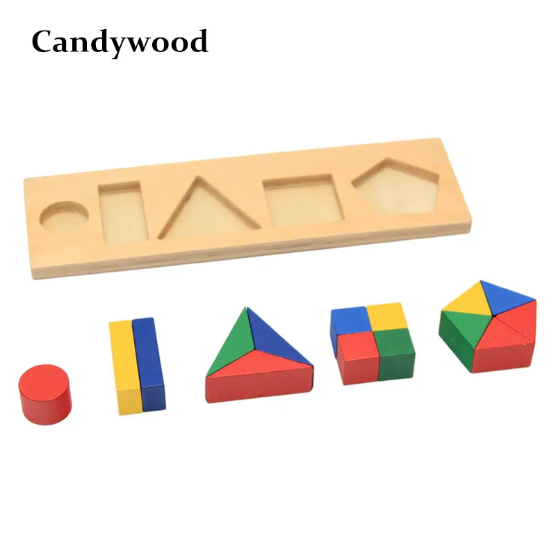 

Montessori Materials Education Learning Wooden Math Toys Puzzle Toys For Children Educational Equipment Resources Geometry Board