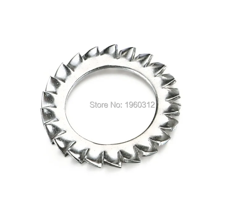 16 mm M16 esterna del dente Seghettato Rondelle Di Bloccaggio SHAKEPROOF A2 Rondella Inox