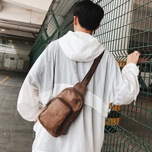 Tidog Молодежная Повседневная модная Корейская нагрудная сумка