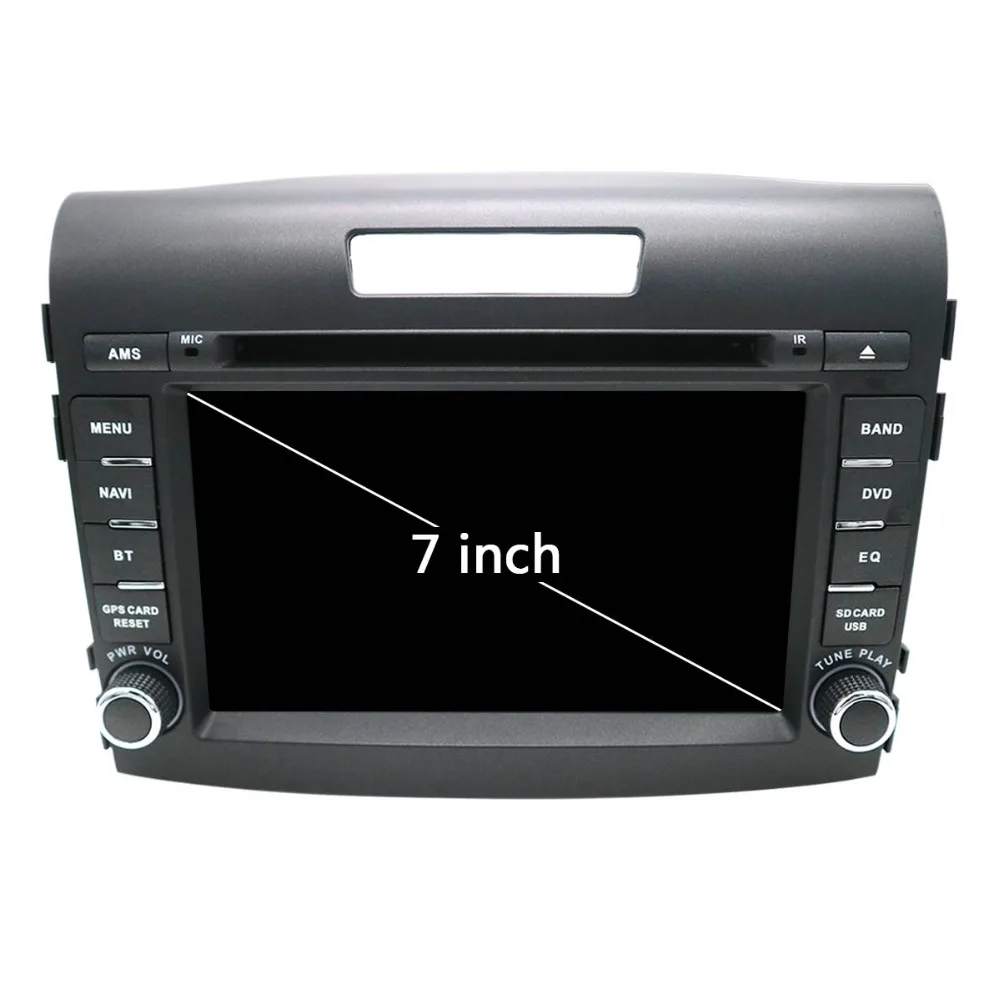 Top 7" two din android 5.1 4core car dvd player for honda crv CR-V 2012-2016 car audio stereo octa core 4G RAM wifi 16G ROM headunit 9